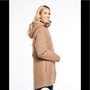 Mia Melon women’s insulated wool coat